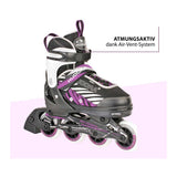 Hudora Skeelers Mia Black Purple, størrelse 37-40