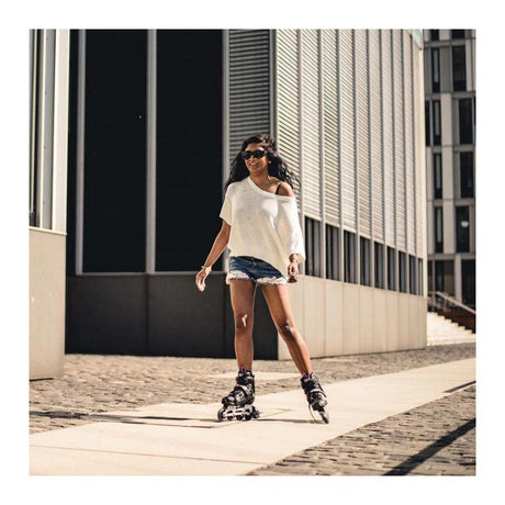 Hudora Skeelers Mia Black Purple, størrelse 37-40