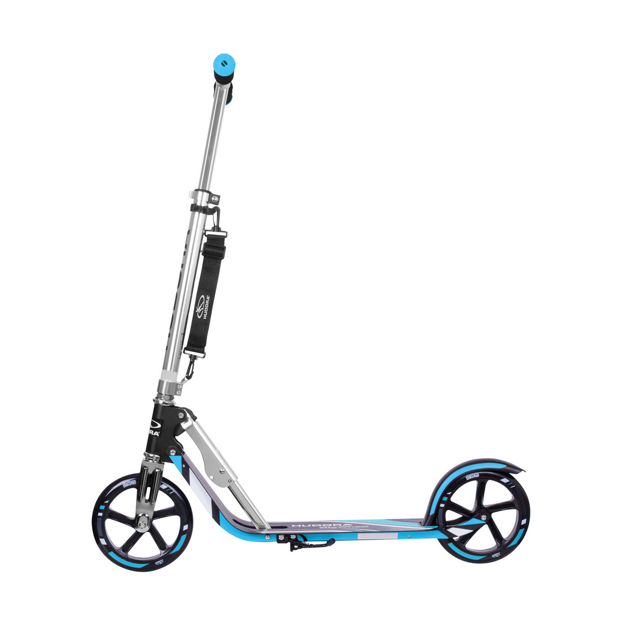 Hudora scooter big wheel step rx205 - sort blå
