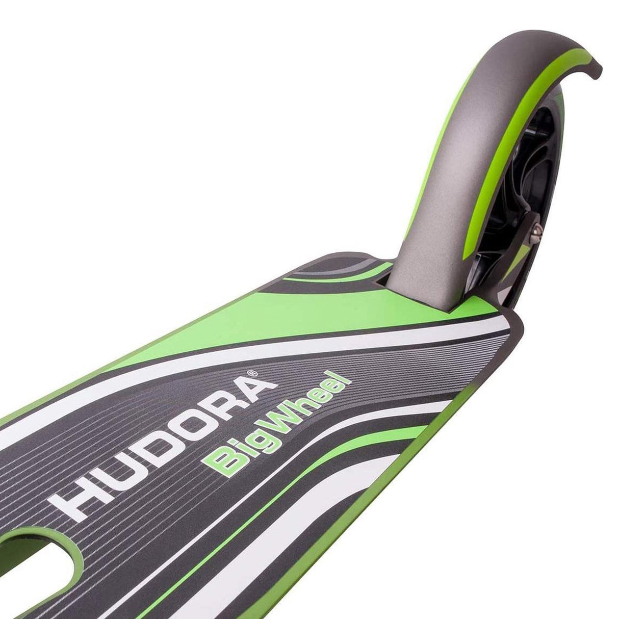 Hudora scooter big wheel step rx205 - grå grøn