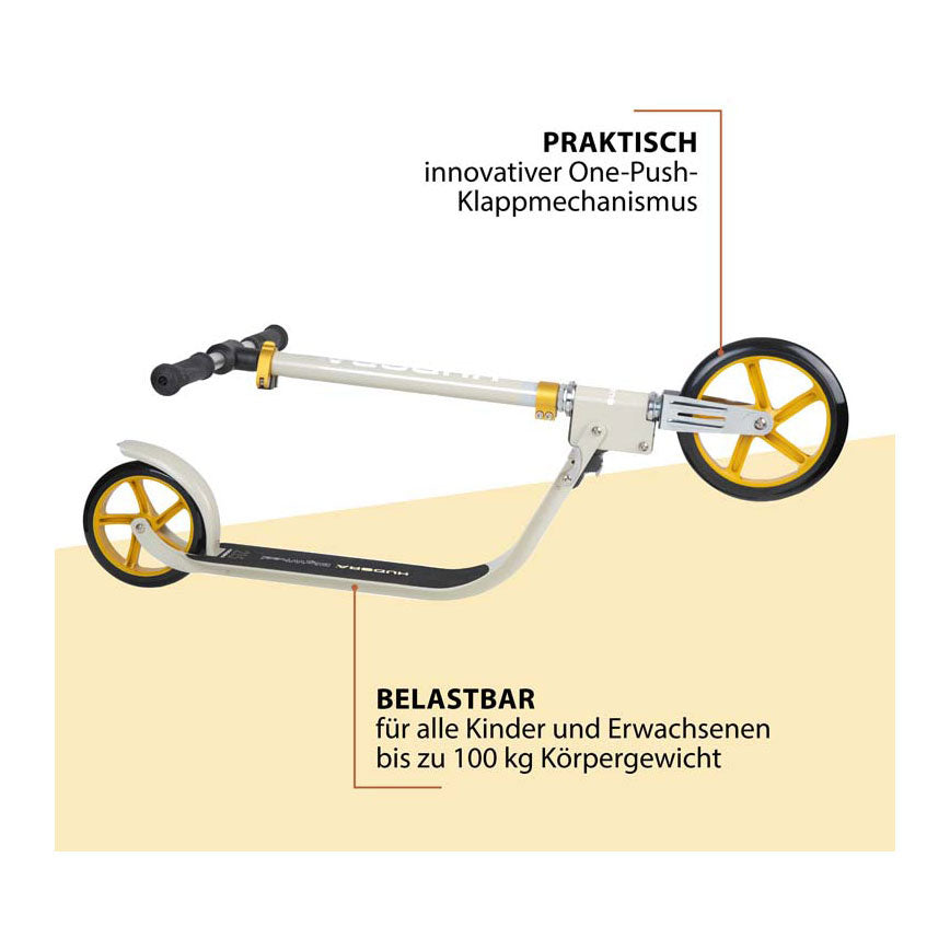 Hudora Big Wheel Trin 215 Scooter - Sand