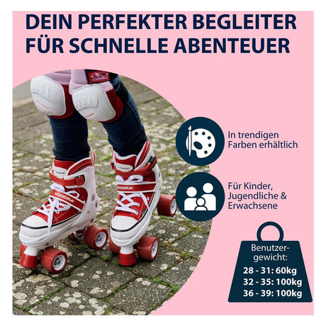 Hudora rulleskøjtesneaker rav, str. 36-39