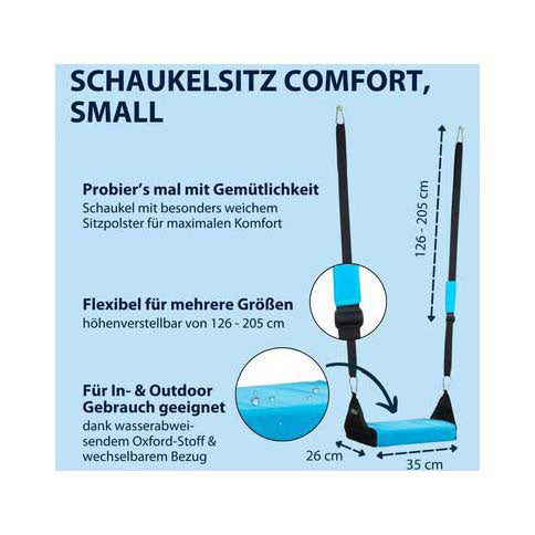 Hudora gyngestol komfort lille, 35x26cm