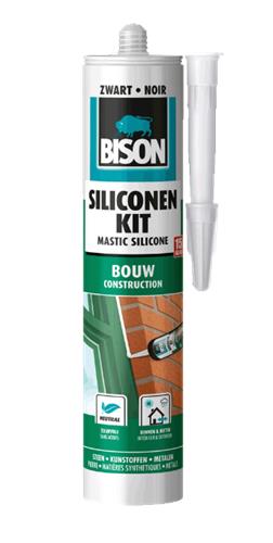 Bison silikone fugemasse konstruktion sort 310ml