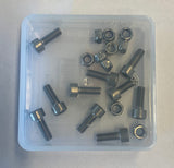 Bofix bolt sekskant låsemøtrik m5x14 værksted (10)