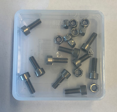 Bofix bolt sekskant låsemøtrik m5x14 værksted (10)