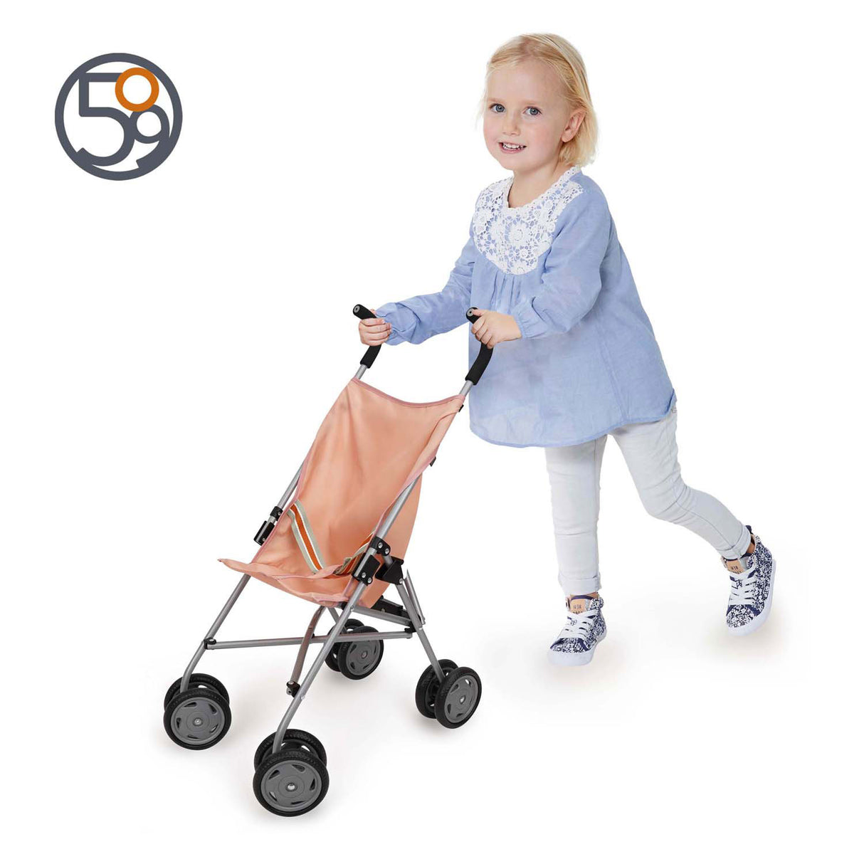 Lobbes legetøj, fx buggy, foldbar dukkevogn