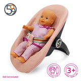 509 mandskab 3-i-1 dukke autostol - pink