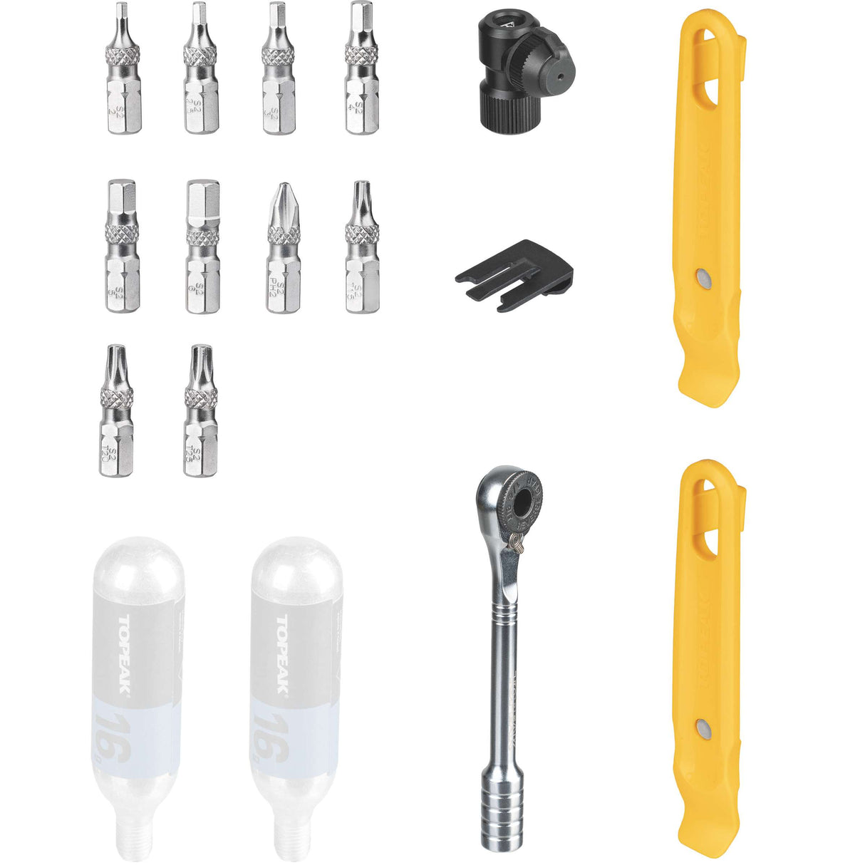 Topeak escape tool flaske sølv