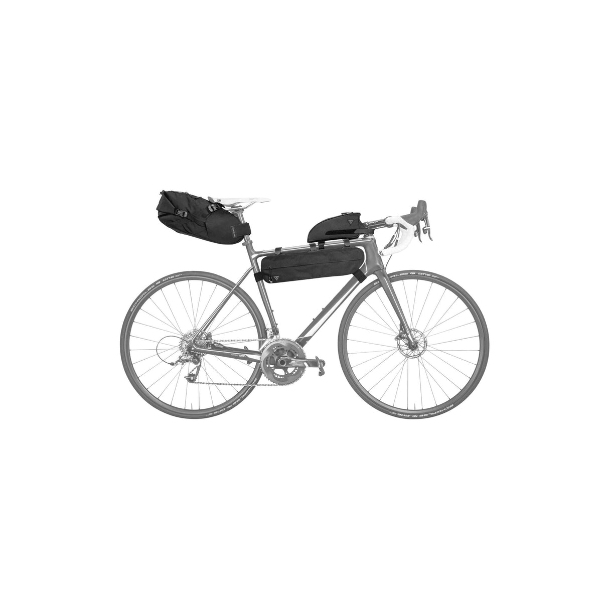 Topeak Frametas Midloader 6L ZW, nylonstropper, sort