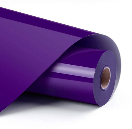 Loklik varmeoverførselsvinyl basic - lilla - lilla - 30,5 x 180 cm