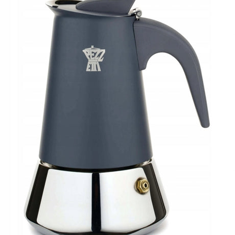 Merkloos sans marque merkloze inductie koffiezetter - 4 kopjes 200ml - roestvrij staal