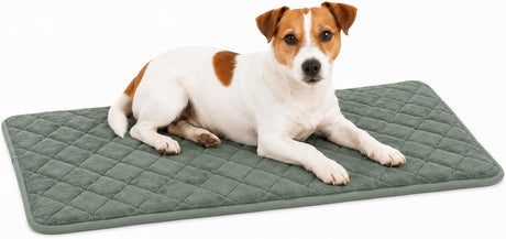 Flamingo hundepude - ortopædisk hundepude - memory foam bænkpude - weimar green s - premium komfort til hundebur - skridsikker - 70,5 cm