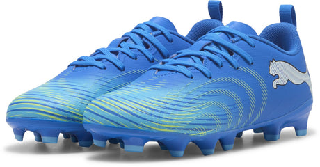 Puma future 9 play fg ag jr unisex sportschoenen - ultra blue- white-luminous blue- black 33