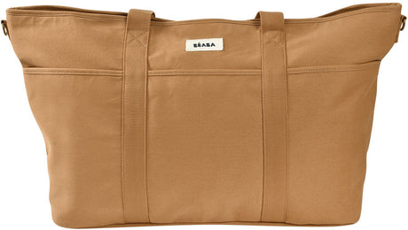 Béaba madrid xxl ammetaske - pfas-fri pusletaske - pusletaske med 11 opbevaringsrum - 65x18x34,5 cm - inklusive pusleunderlag isotermisk rum - okker