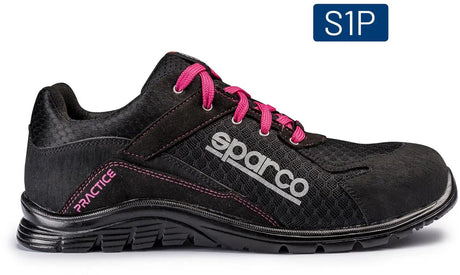 Sparco sikkerhedssko 0751737nrfu sort pink (str. 37) 37
