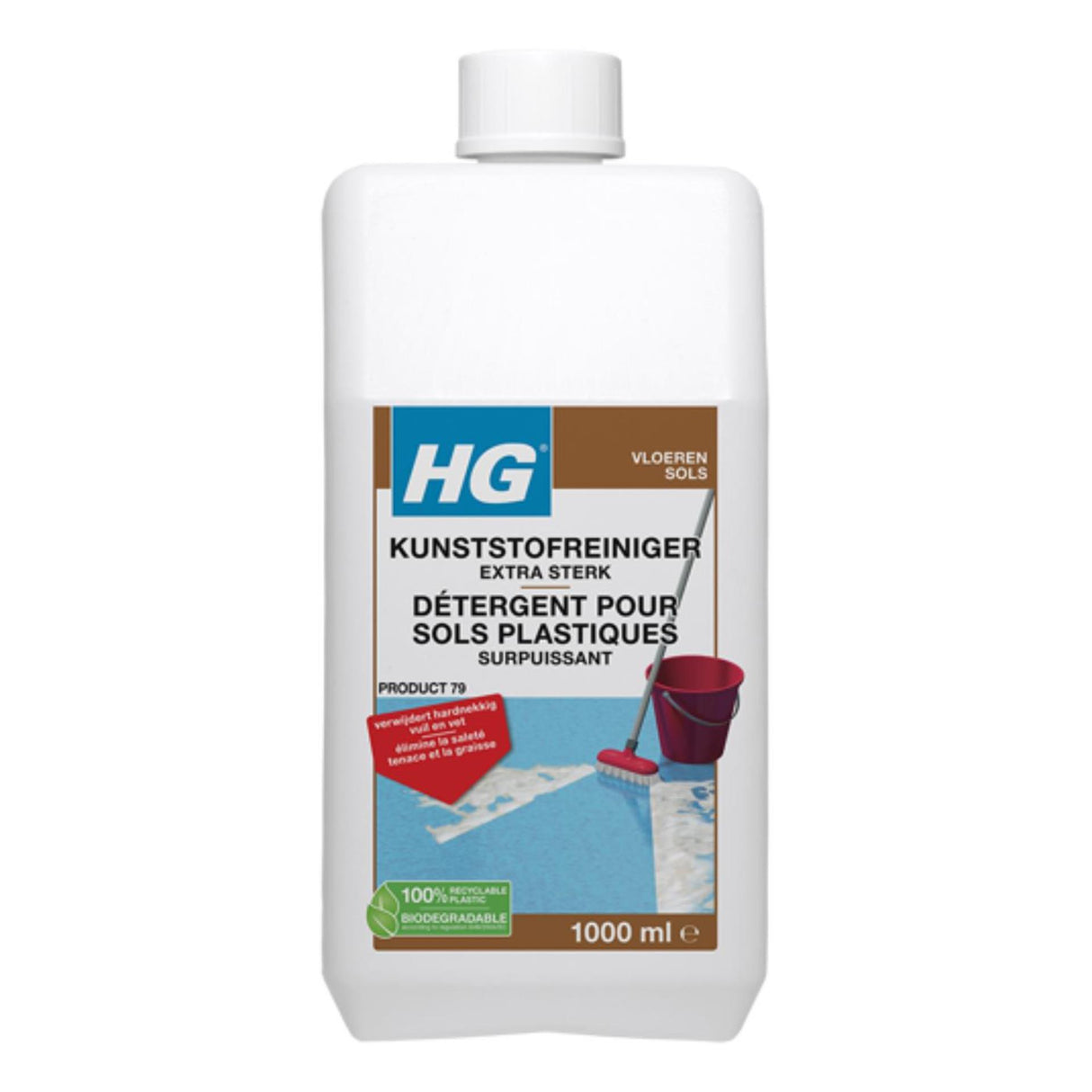 Hg plastrens ekstra stærk 1l