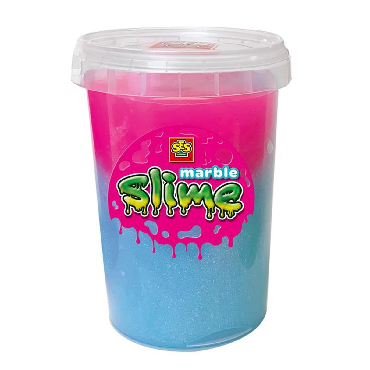 Ses marmor slime - blå og pink 200gr