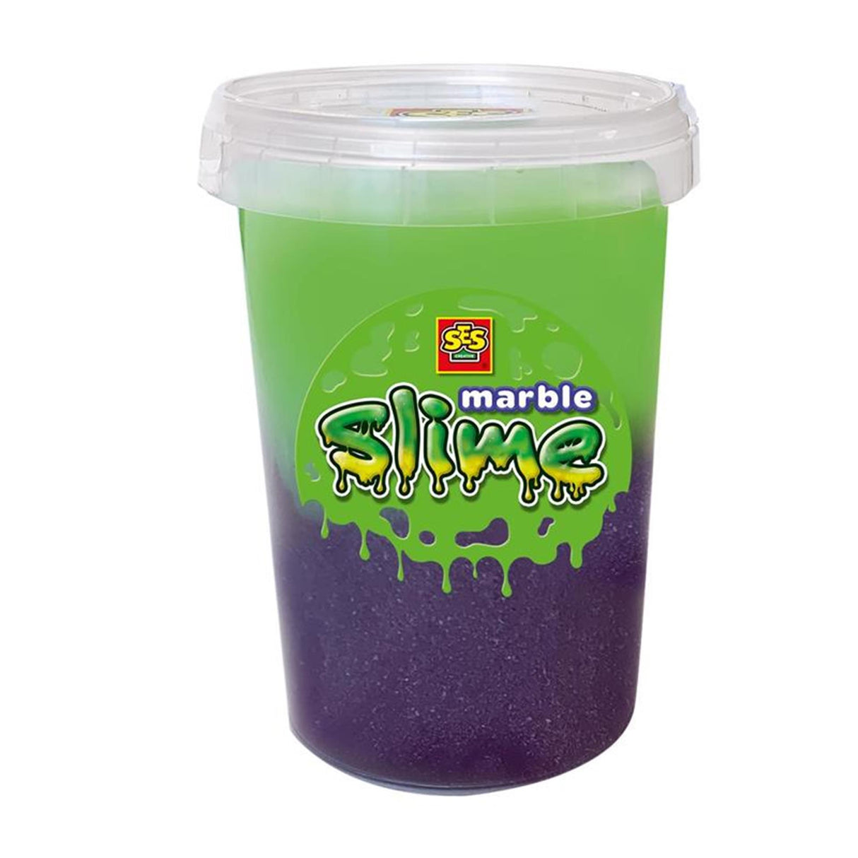 Ses marmor slime - lilla og grøn 200gr