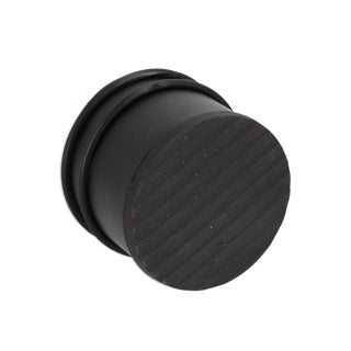 Svenska levende dørstopper ø9x7,5cm mat sort | 2 stk