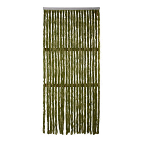 Vliegengordijn martinique uni groen 90x210cm