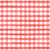 Via chasse dug PVC 140 cm gingham rød