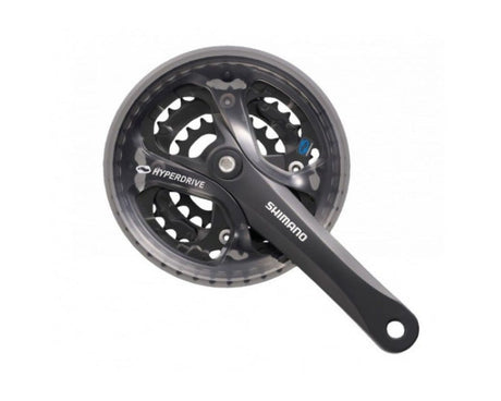 Shimano benelux b.v. shimano efcm361c888cl kranksæt acera m361 7 8-sp sort 48x38x28t+cg kk quad 170 mm (-4 mm)