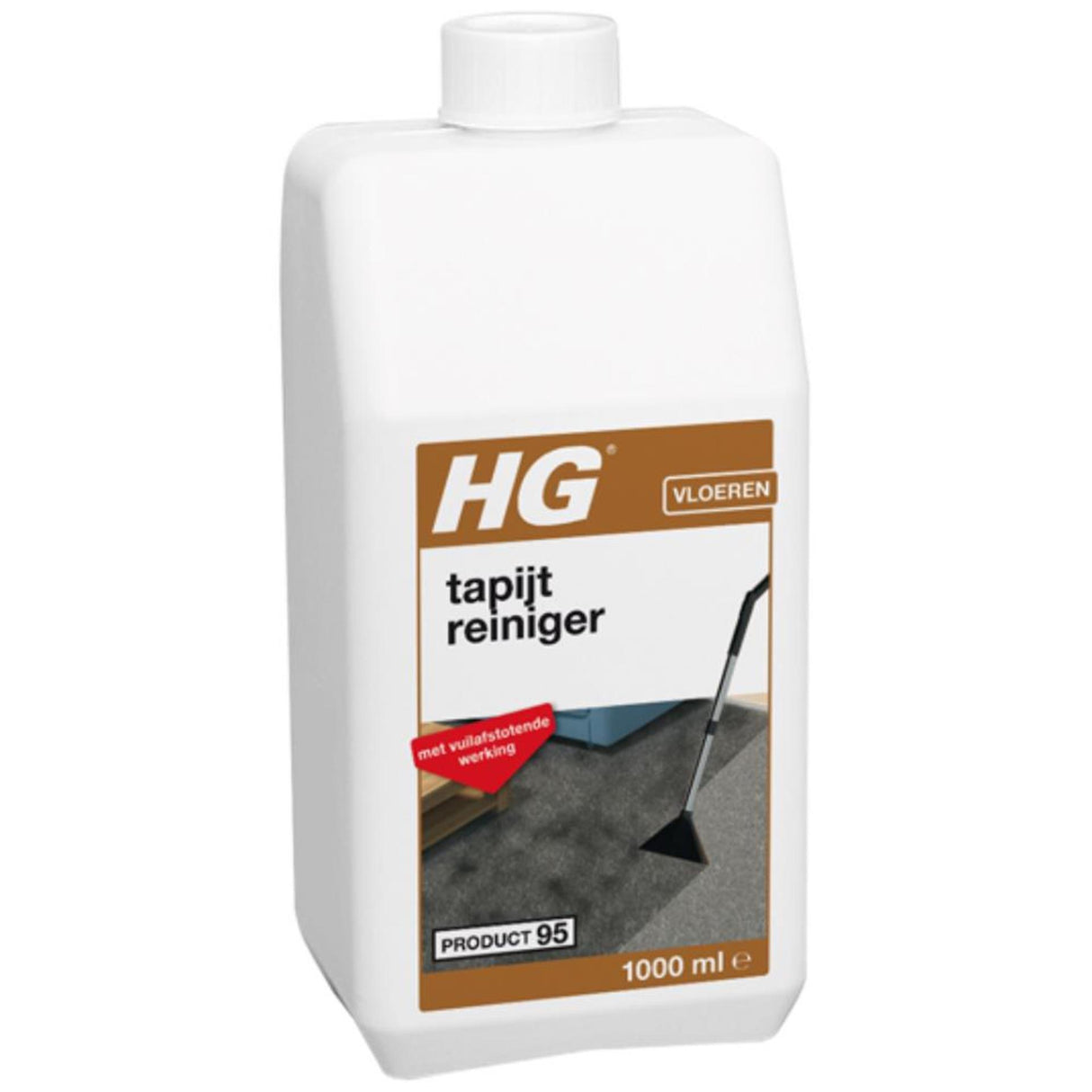 Hg tæpperens - møbelrens - produkt 95 - 1 liter