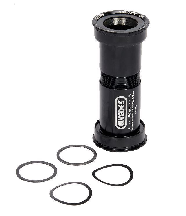 Pladet Elvedes Twist Fit til Fatbike 100mm
