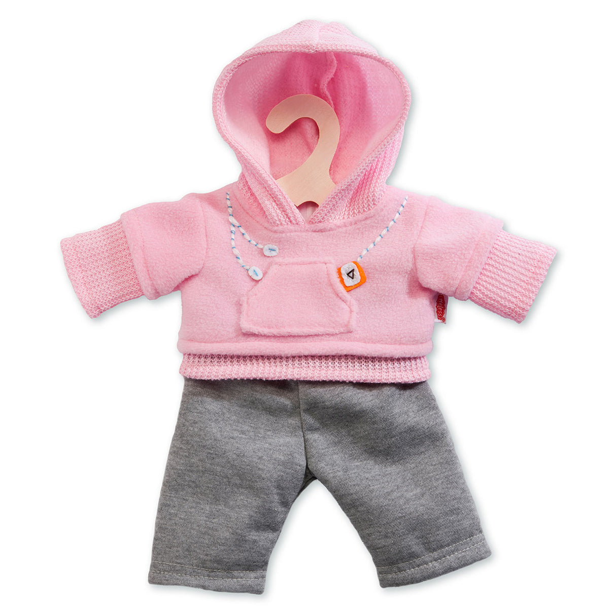 Heless dukker jogging outfit - pink, 28-33 cm