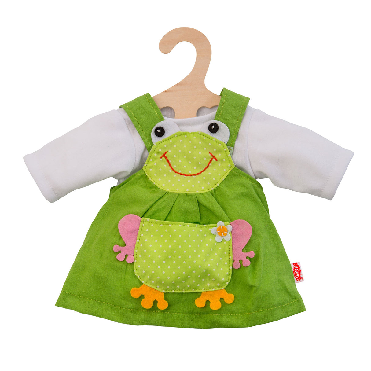 Heless Doll Dress Frog, 35-45 cm