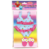 Heless dukkebikini med flamingo hjemmesko, 28-35 cm