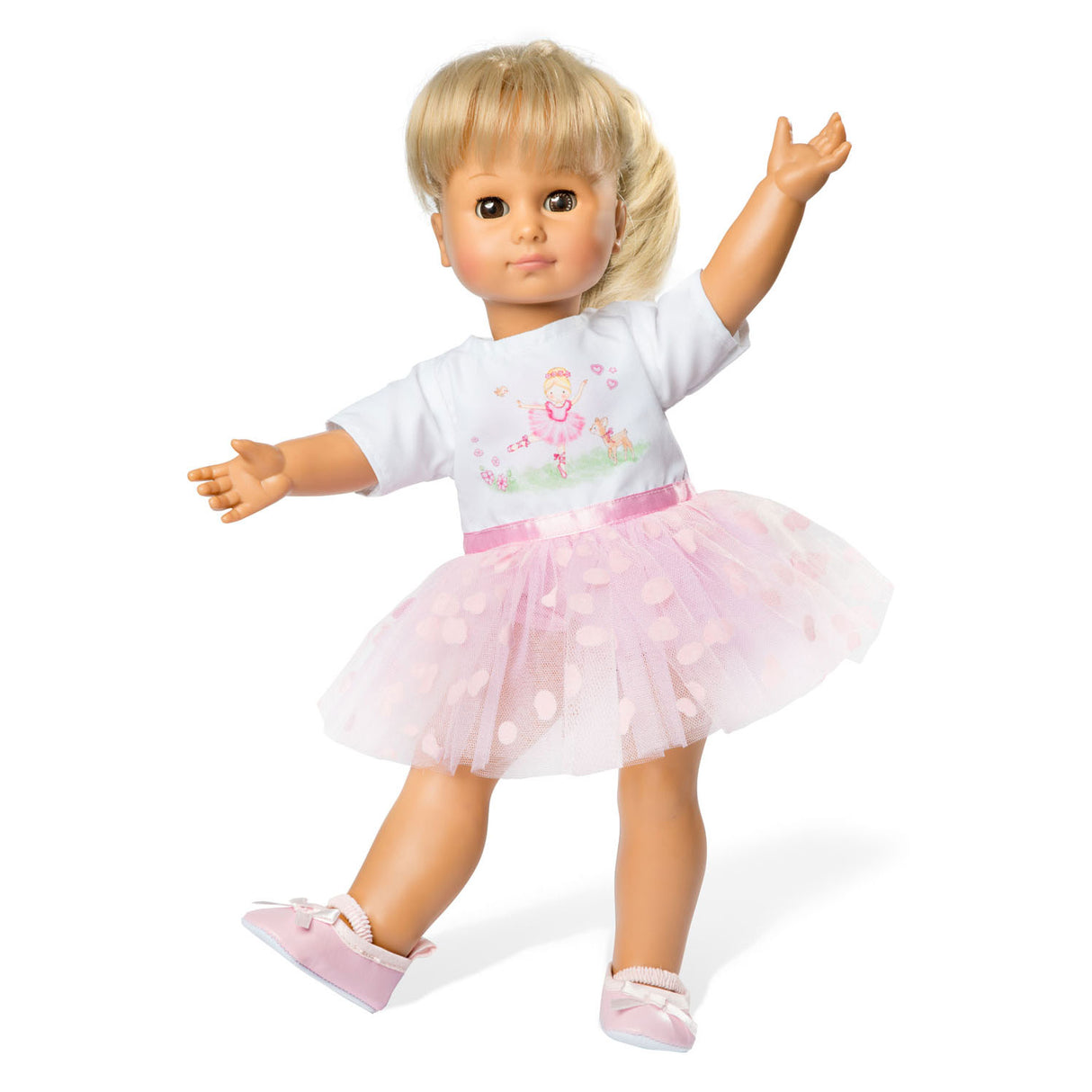Heless ballerina dukke kjole, 28-35 cm