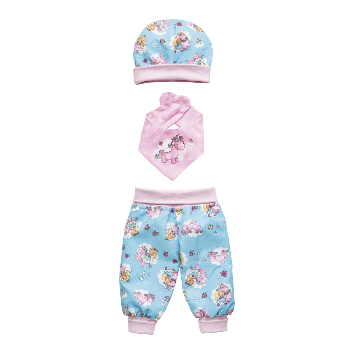 Heless enhjørning dukke outfit, 35-45 cm