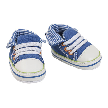 Heless dukkesko sneakers blå, 30-34 cm