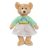 Heless krammelegetøj plys bamse regnbue, 22 cm