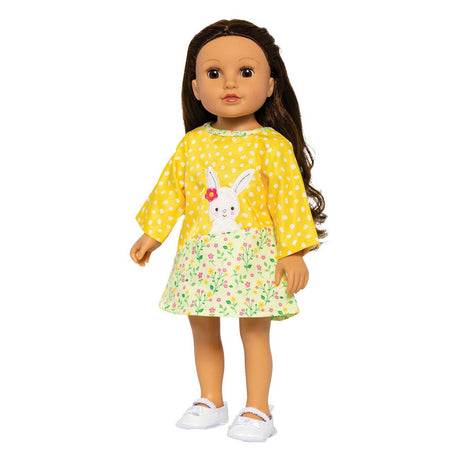 Heless dukkekjole bunny lou, 35-45 cm