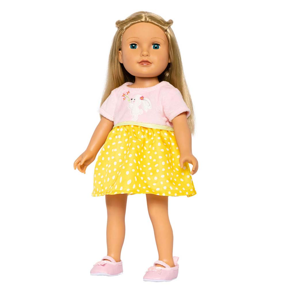 Heless dukkekjole bunny lou, 35-45 cm