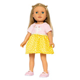 Heless dukkekjole bunny lou, 35-45 cm