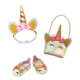Heless Dolls tilbehør Glitter Unicorn Set, 38-45 cm