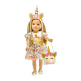 Heless Dolls tilbehør Glitter Unicorn Set, 38-45 cm
