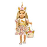 Heless Dolls tilbehør Glitter Unicorn Set, 30-34 cm