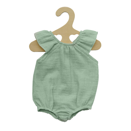 Heless dukkebody mintgrøn med flæser, 35-45 cm