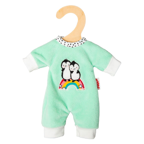 Heless Velour Poppenrompertje Pinguin, 20-25 cm