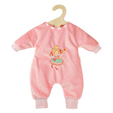 Heless pige baby dukke med fløjl romper prinsesse emily - 34cm