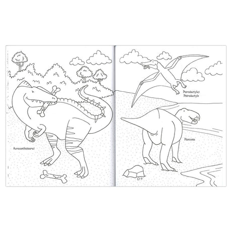 Deltas dinosaur farvelægning