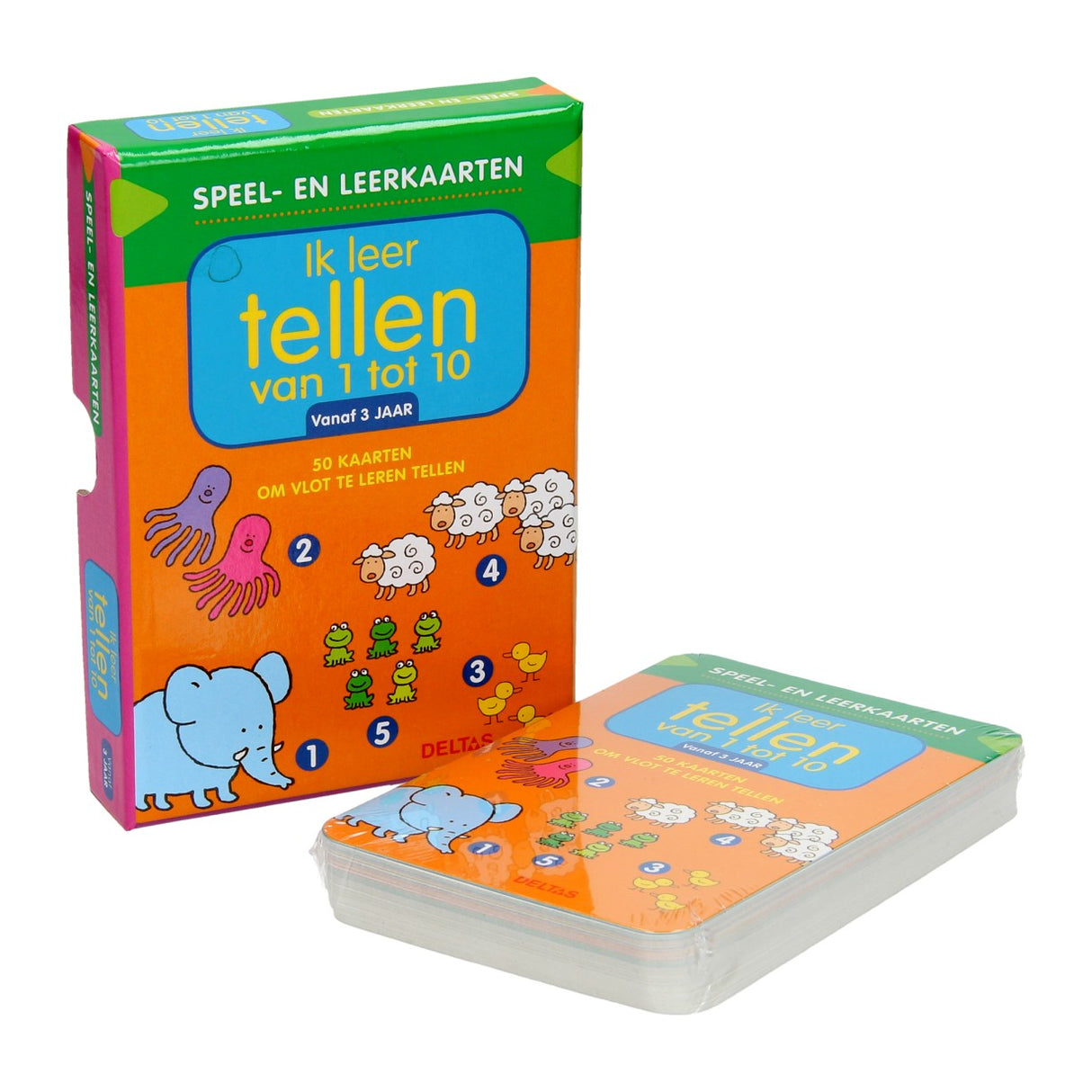 Deltas spille og lære kort - jeg lærer at tælle fra 1 til 10 (3+)