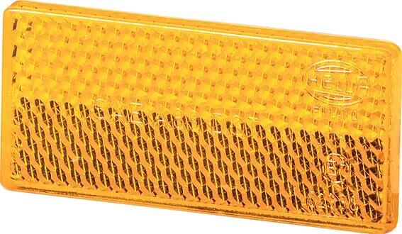 Hella reflektor baggrundsbelysning 70x32mm selvklæbende gul