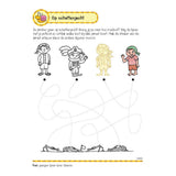 Deltas øvebog med klistermærker - første skrivelege i 5-6 år