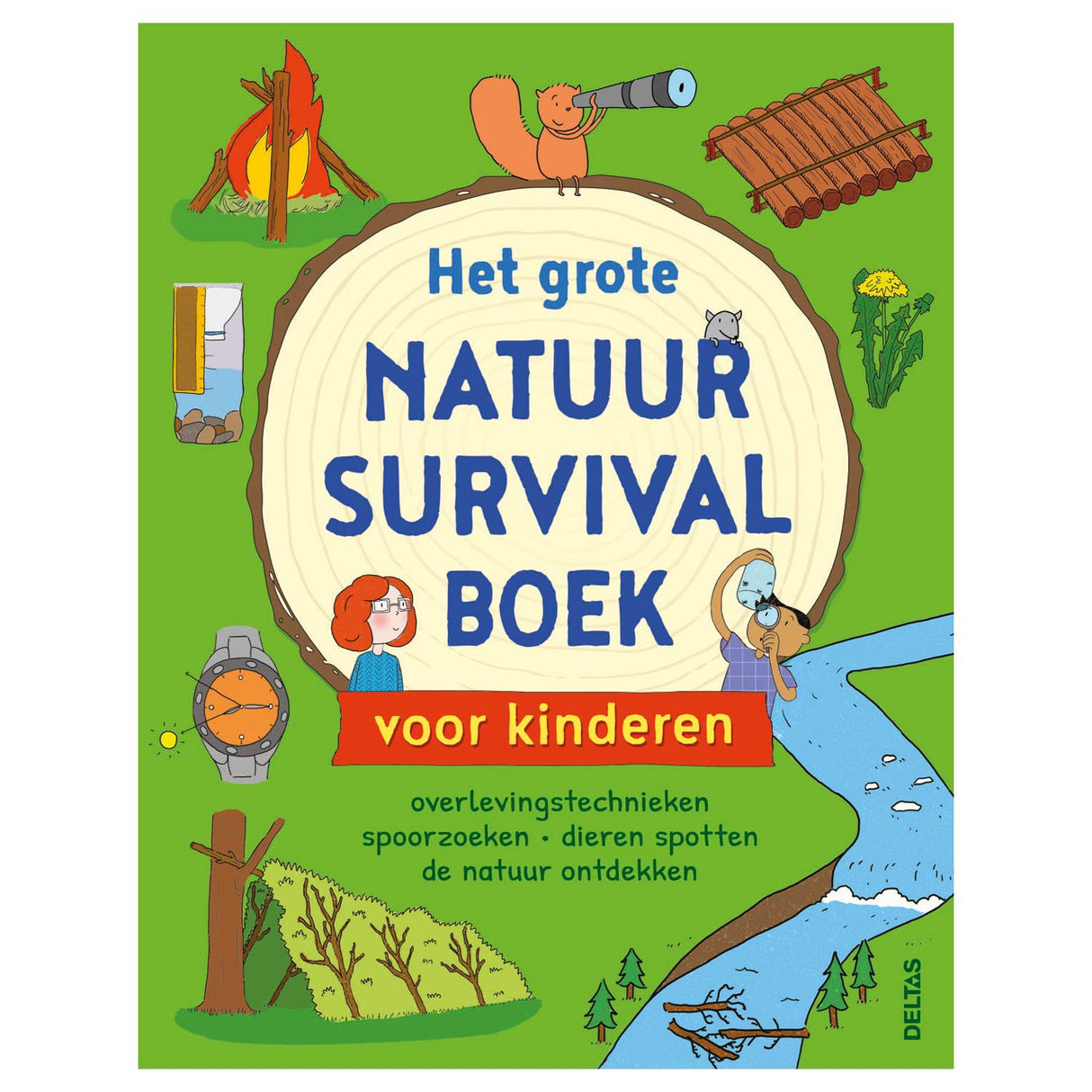 Deltas den store natur overlevelse bog for børn